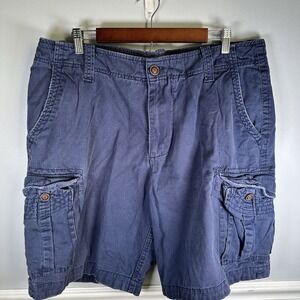 Red‎ Camel Cargo Blue Shorts Men size 38 100% Cotton